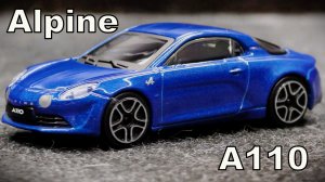 Alpine A110 Гоночный автомобиль Масштаб 1:43 bburago Мини-копия машины