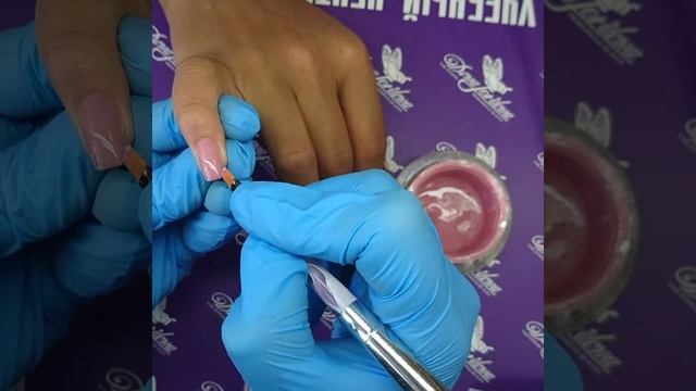 Коррекция ногтей гелем, френч смотреть онлайн