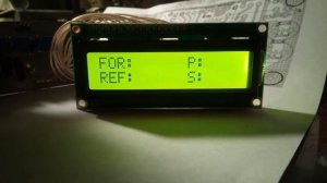 Цифровой КСВ метр 4Z5KY на микроконтроллере ATmega8. тест индикатора на 8 МГц. 2017.03.13