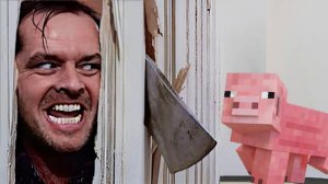 Little pigs let me come in (Minecraft)