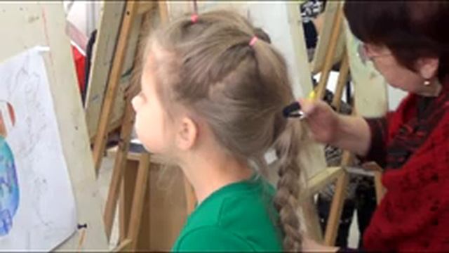 Школа-студия ЗОЛОТАЯ КИСТЬ г. Уссурийск, занятие группы январь 2015 г. смотреть онлайн