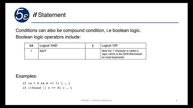 Introduction to Java - Module 4 Selection Statements смотреть онлайн