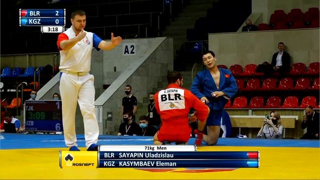 World SAMBO Cup Kharlampiev Memorial 2021. Day 2. Mat 2