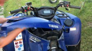 Замена свечи на Yamaha Grizzly 700, 2016 года. Часть 3