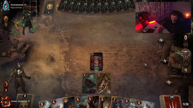 Двойные карты. Играю 3 часа, 1 проигрыш! Gwent смотреть онлайн