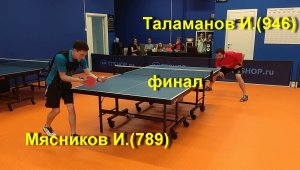 Финал Таламанов И.(946)-Мясников И.(789) .  Клуб Баланс . Петрозаводск  16 июля 2023