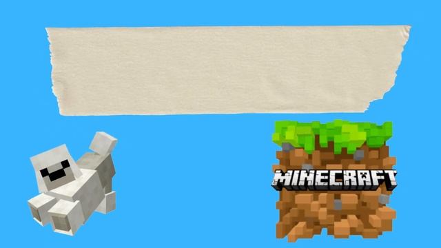 Пудель, который любит майнкрафт. Фон для видео. Футаж майнкрафт без текста. смотреть онлайн