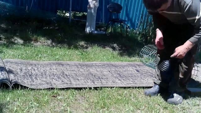 Изготовление опалубки из рубероида