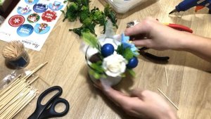 Зимний букет в чашке/Видео без слов/Мыловарение/Soap/Ароматик