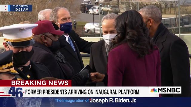 Barack Obama And Michelle Obama Arrive For Inauguration | MTP Daily | MSNBC