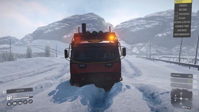 Azov 42 20 Antarctic Deep Snow Test - SnowRunner