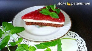 Торт с клубничным желе