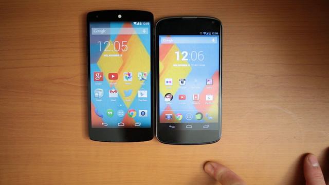 Nexus 5 vs Nexus 4 смотреть онлайн