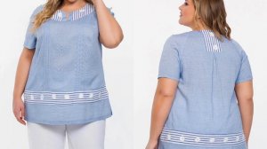 50 Блузок для ПОЛНЫХ ЖЕНЩИН которые СТРОЙНЯТ 2019 Года. Очень Красивые и Нарядные Блузки