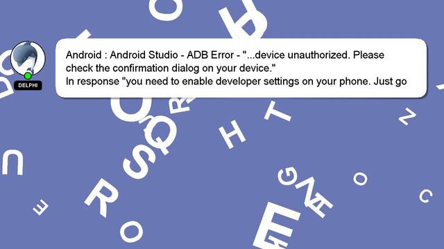 Android : Android Studio - ADB Error - 