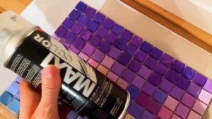 Интерьерная картина из обычной плитки. Мозаика своими руками. Пиксель арт  #pixelart #мозаика #горы