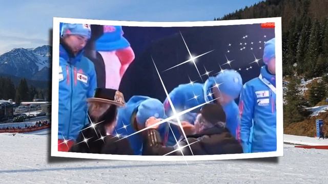 Мы чемпионы. Биатлон эстафета.