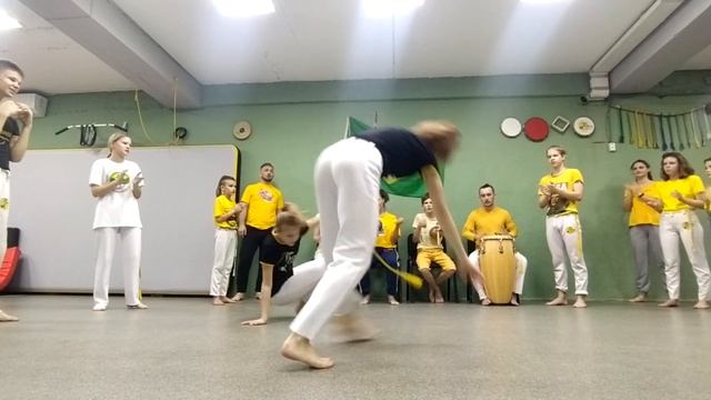 21.01.23 Середина Роды в Жёлтом/Middle part of Yellow Roda Dende Capoeira смотреть онлайн