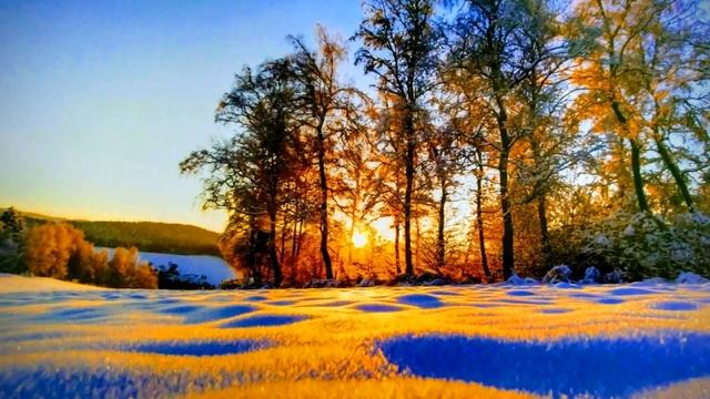 Зимние Грёзы. Зимний пейзаж.  Музыка. Релакс. Winter Dreams. Beautiful music. Relax. Winter Träumen