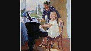 Советская женщина в живописи 50-х гг.