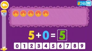 Весёлая математика. Считаем от 0 до 10. Видео игра.
