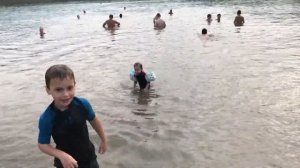 Купание на Озере д.Цернское