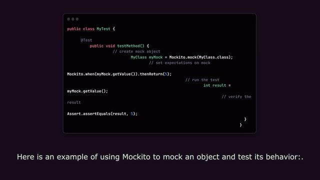 Using Mockito framework for unit testing in Java - Tutorial for beginners