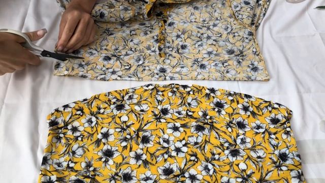 DIY Топ из футболки/кофты за 20 минут своими руками без машинки