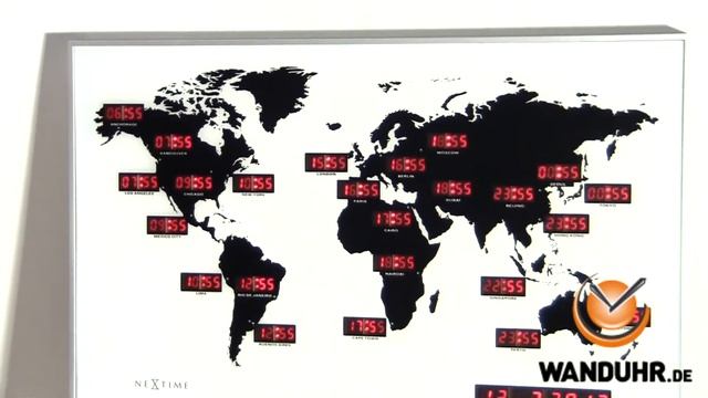 Nextime World Time Digit - digitale Weltzeituhr смотреть онлайн
