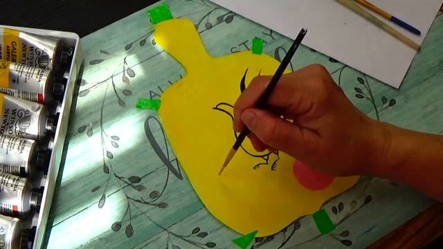 Городецкая роспись|| Мастер-класс смотреть онлайн