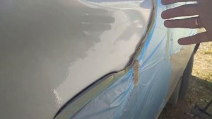 Окраска авто. Стойка двери. Переход.