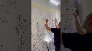 Как клеить бесшовные обои от Alltowall?