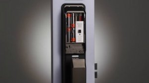 Регистрация пароля на умном дверном замке KeyWe Brian