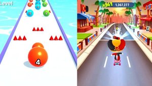 Ball Run 2048 | Talking Tom Gold Run | GYRO BALLS | Going Balls - All Level Gameplay Android,iOS