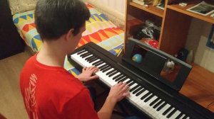 Драгонболл легенды главная тема на пианино