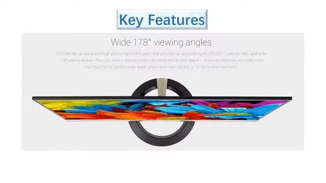 ASUS VZ229H 21 5 Frameless 5ms GTG IPS Widescreen LCD LED Monitor Overview Bestselling смотреть онлайн