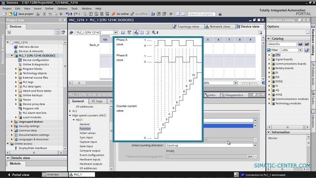 S7-1200. HSC. Configuring смотреть онлайн