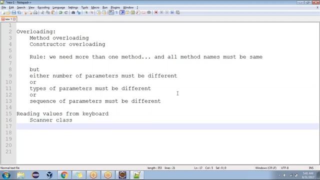 3_Overloading, Scanner and Arrays смотреть онлайн