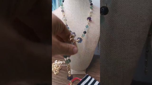 ну как же прекрасен флюорит, да ведь_! #бусыназаказ #jewelry #стильныеукрашения #бусыизнатуральных (