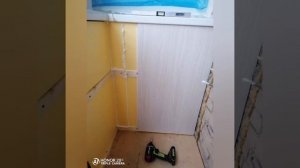 Ремонт балкона. Наши работы.