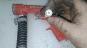 Видео обзор пескоструйного пистолета, минусы!!!!!!!!