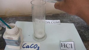 CaCO3 + HCl