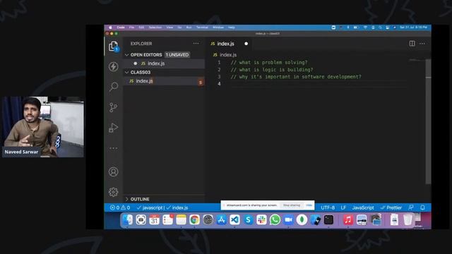 #5- JavaScript Problem-Solving | Mobile Application Development Course (2021) | Urdu/Hindi