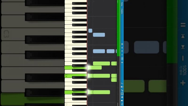 Мария Чайковская - Красота - Как играть на пианино #shorts #pianotutorial #synthesia