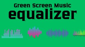 Футаж Эквалайзер Музыка - Green screen music equlazer