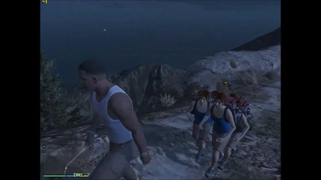 [GTA 5 story series 2] - Franklin goes group hiking with 5 ursula смотреть онлайн