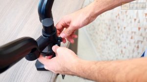 Buro M8. Кронштейн с газлифтом для двух мониторов