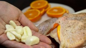 Запеченная курочка в духовке