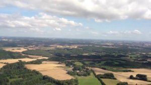 Landing at Billund Airport, Denmark