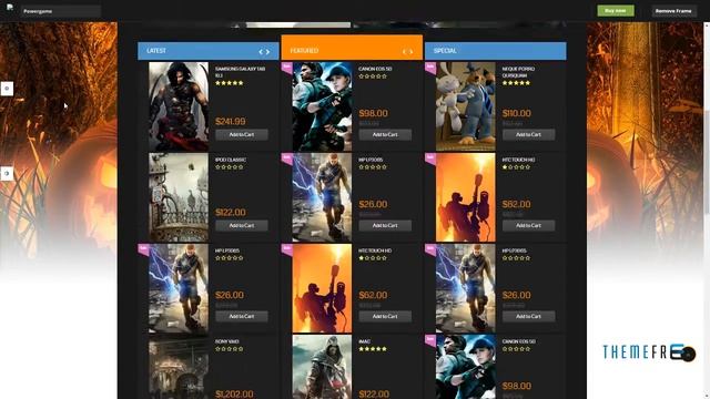 Lexus PowerGame Responsive Opencart Theme Horace Byrne смотреть онлайн